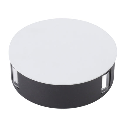 Wall Light Round Shape Aluminum Alloy 3 Beams Modern Wall Sconce Lamp for Dining Room AC85‑265V 9W White