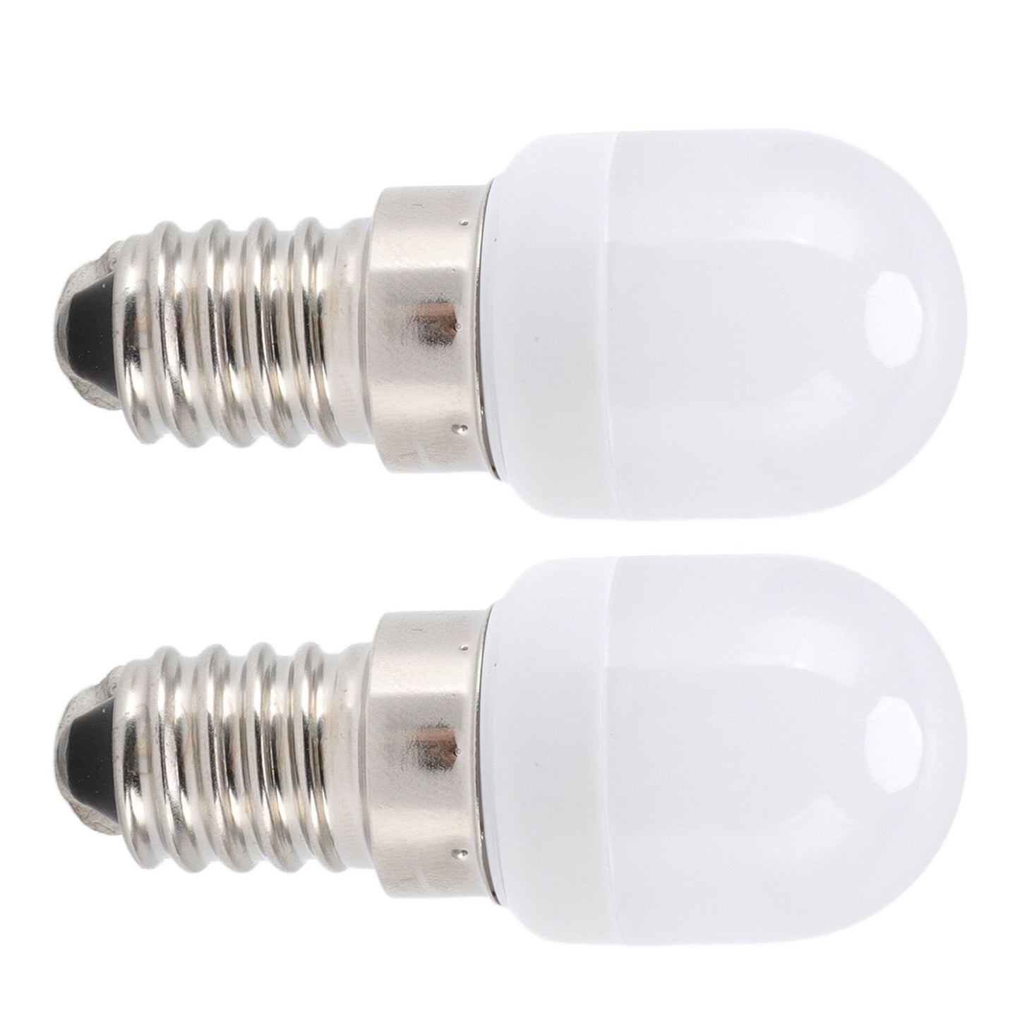 10Pcs E14 Light Bulb Stainless Steel 1.5W 220V LED Bulb for Chandelier Ceiling Cabinet Wall Table Lamps Warm White Light