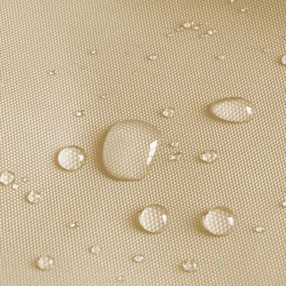 Round Hot Tub Cover Pool Dust Cover Bathtub Drawstring Oxford Cloth Cover for Outdoor Pool Brown