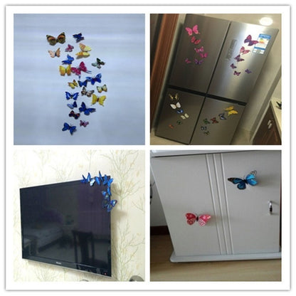12Pcs 3D Stereoscopic Butterfly Wall Stickers Home Living Room Decor