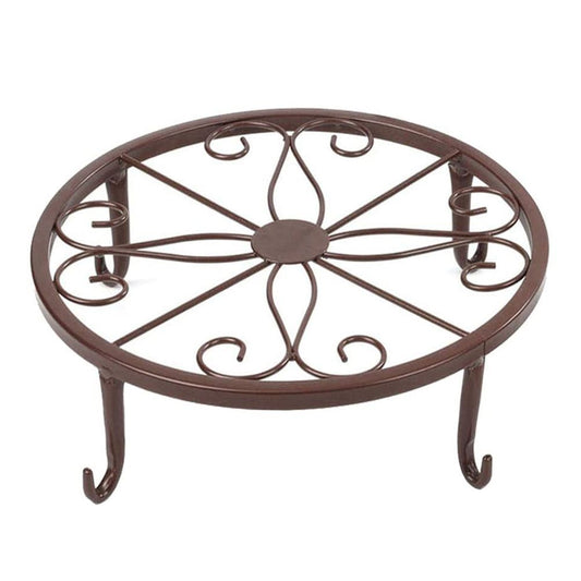 Classic Metal Iron Art Plant Pot Stand Flowerpot Base Holder Rack Indoor Outdoor Home Decor