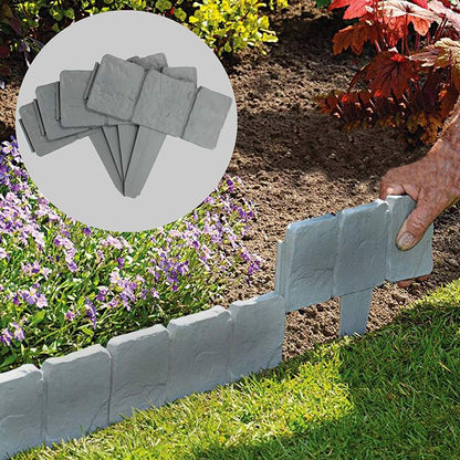 20pcs Landscape Edging Border Plastic Garden Fence Lawn Decorative Border