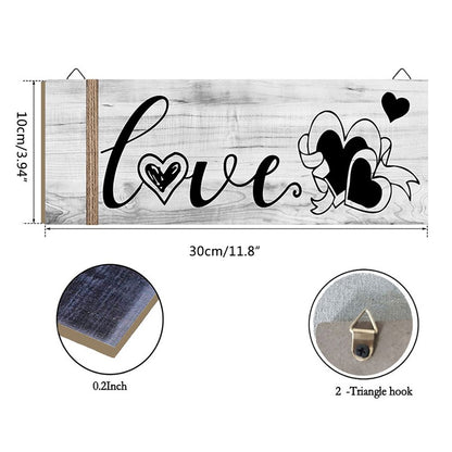 3Pcs Wall Decor Wooden Hanging Wall Sign Wooden Wall Art for Home Kitchen Dining Room Restaurant