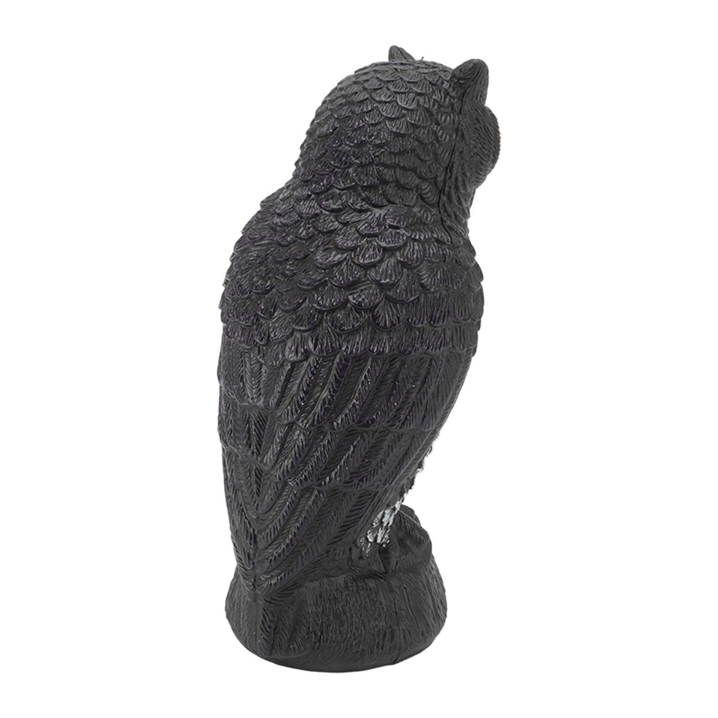 Owl Bird Deterrent Garden Plastic Red Eyes Owls to Keep Birds Away Fine Details Wear Resistant Owls to Keep Birds Away Cartoon Flaky Small Owl