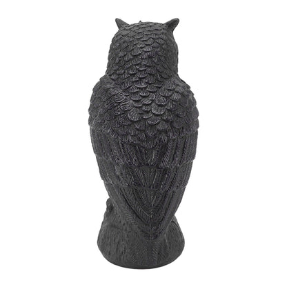 Owl Bird Deterrent Garden Plastic Red Eyes Owls to Keep Birds Away Fine Details Wear Resistant Owls to Keep Birds Away Cartoon Flaky Small Owl