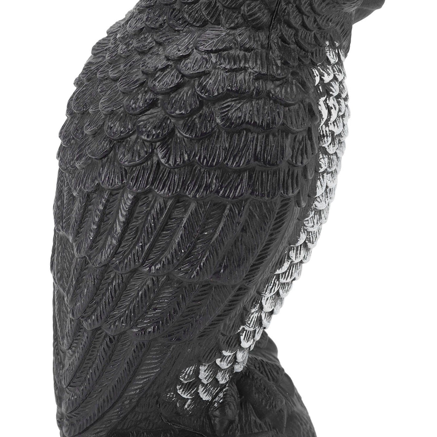 Owl Bird Deterrent Garden Plastic Red Eyes Owls to Keep Birds Away Fine Details Wear Resistant Owls to Keep Birds Away Cartoon Flaky Small Owl