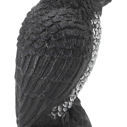 Owl Bird Deterrent Garden Plastic Red Eyes Owls to Keep Birds Away Fine Details Wear Resistant Owls to Keep Birds Away Cartoon Flaky Small Owl