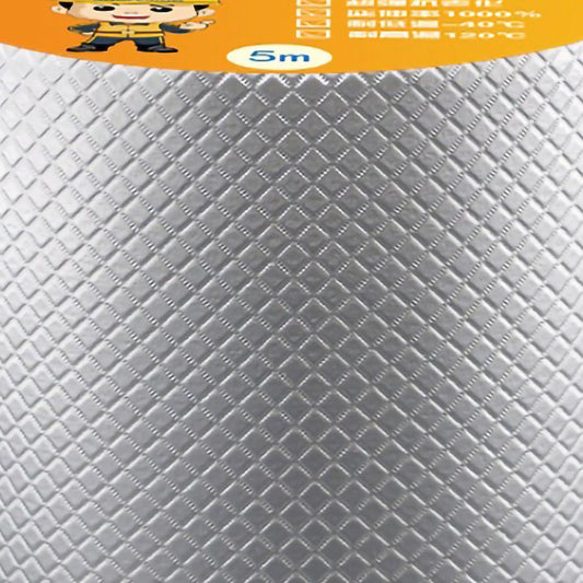 Butyl Waterproof Sealing Tape Aluminum Foil Leak Proof Butyl Sealing Strip Sealant Tape Multi Use for Repairing 5cmx5m/1.97x196.85in