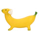 Banana Dog Sculpture Resin Funny Lovely Lightweight Banana Dog Art Decoration for Home Desktop M 13x8cm/5.1x3.1in