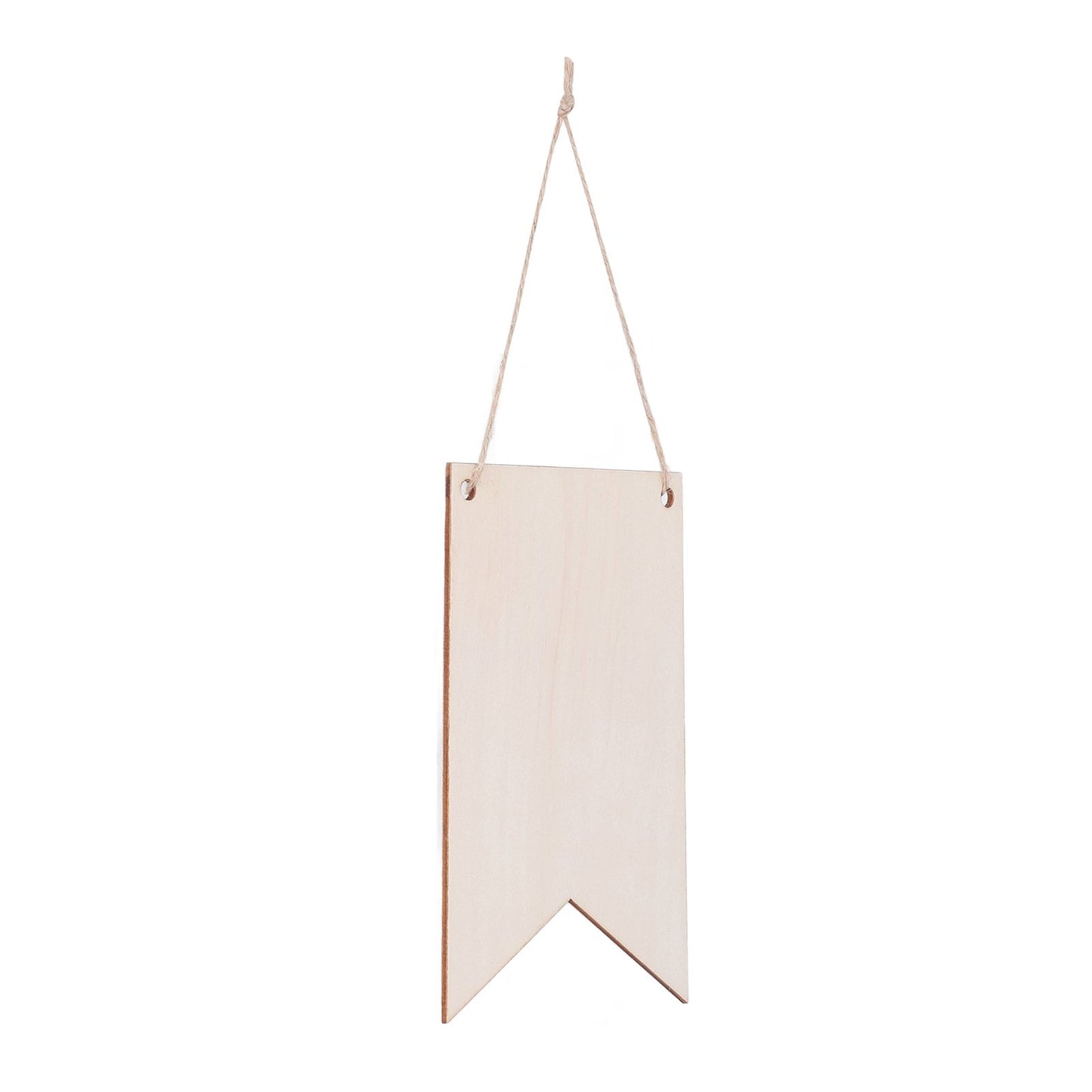48Pcs Unfinished Hanging Wood Sign Poplar Plywood Blank Wooden Plaque with Ropes for Pyrography Painting Writing