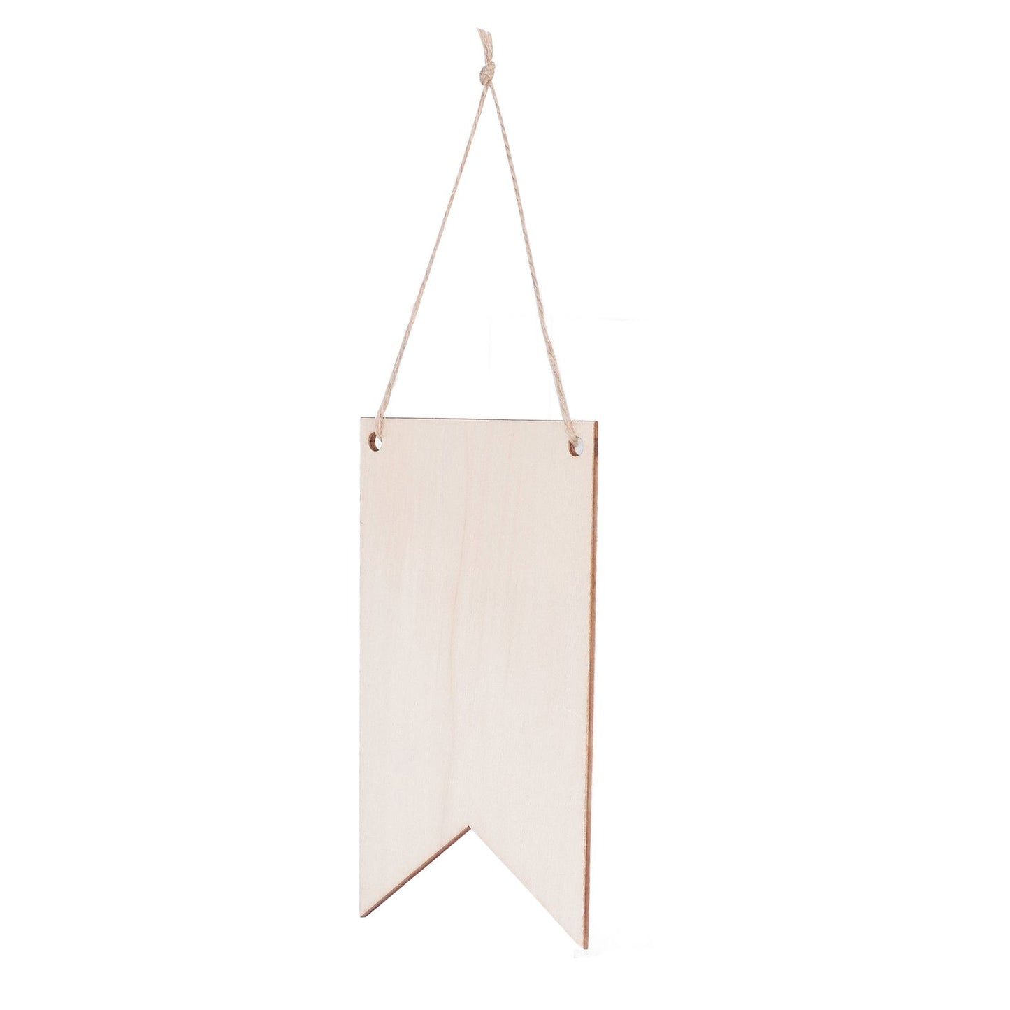 48Pcs Unfinished Hanging Wood Sign Poplar Plywood Blank Wooden Plaque with Ropes for Pyrography Painting Writing