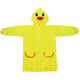 Animal Modeling Children's Raincoat Colorful Cartoon Environmentally Friendly Student Rain Gear Yellow