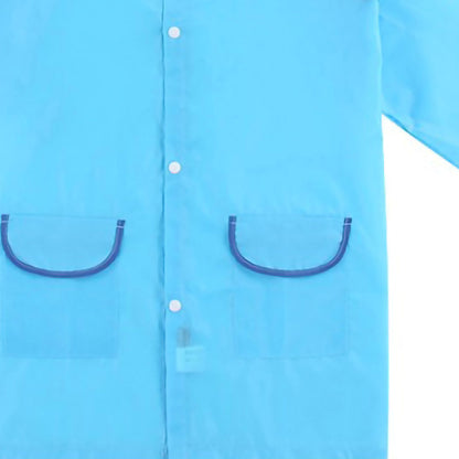 Animal Modeling Children's Raincoat Colorful Cartoon Environmentally Friendly Student Rain Gear Blue