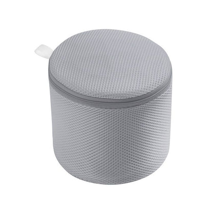 Underwear Wash Bag Bracket Mesh Zipper Underwear Bra Laundry Bag for Machine Washing Grey Fabric Grey Zipper