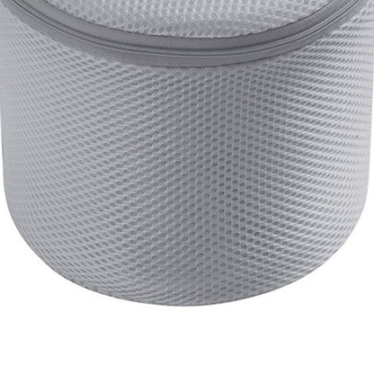 Underwear Wash Bag Bracket Mesh Zipper Underwear Bra Laundry Bag for Machine Washing Grey Fabric Grey Zipper