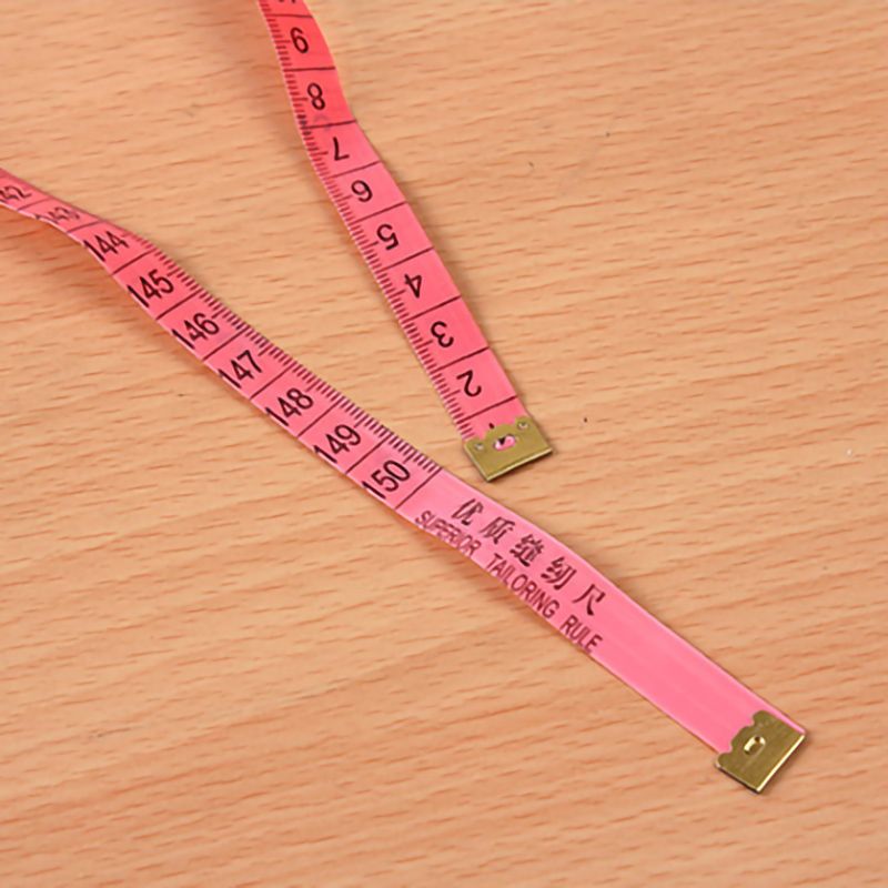 Soft Tape Measure Long Accurate Brilliant Color Cloth Tape Measure for Sewing Tailoring With Iron Head