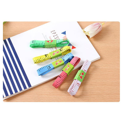 Soft Tape Measure Long Accurate Brilliant Color Cloth Tape Measure for Sewing Tailoring Without Iron Head