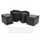 4PCS Sofa Risers Square 4in Porose Bed Lifts Furniture Risers for Fixing Small Pointy Feet Black