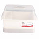 Dish Drainer Minimalist Dustproof Space Saving Dish Drying Bowl with Lid for Home Kitchen M