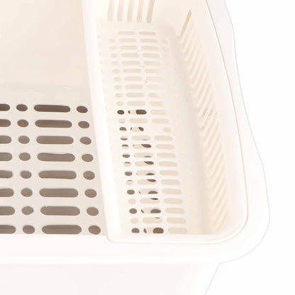 Dish Drainer Minimalist Dustproof Space Saving Dish Drying Bowl with Lid for Home Kitchen M
