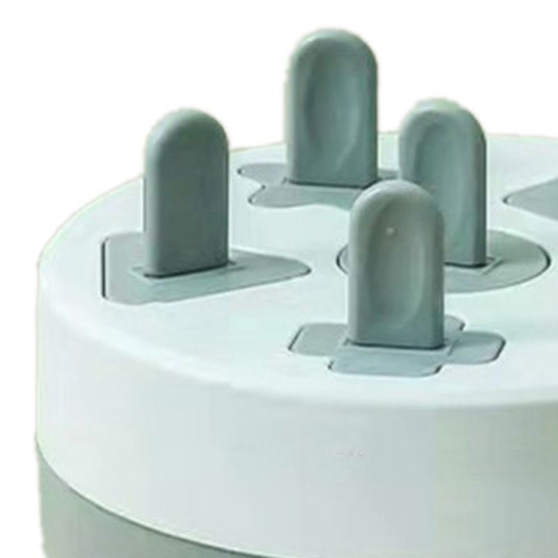 Popsicles Mold 6 Cavities Detachable Design Safe Healthy Material Durable PP Mini Popsicle Mold Green