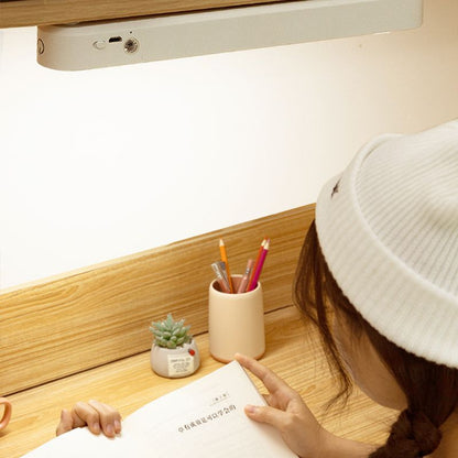 Dorm Reading Light USB LED Eyes Protection Touch Switch Cabinet Closet Rechargeable Night Light White 26cm/10.24in