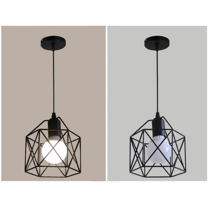 Pendant Light Modern Simple Style Industrial Robust Small Chandelier Hanging Light for Bedroom Aisle Single Head No Bulb