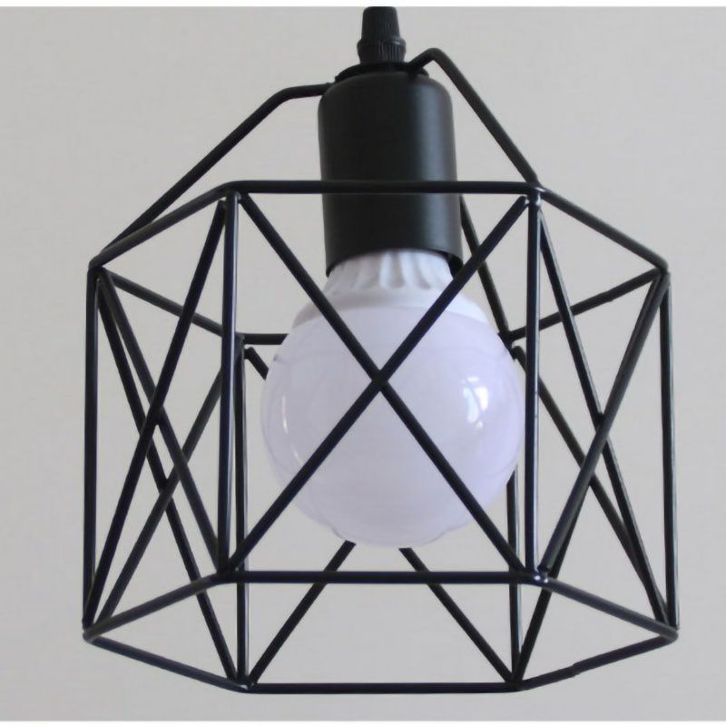 Pendant Light Modern Simple Style Industrial Robust Small Chandelier Hanging Light for Bedroom Aisle 3 Headed Straight Plate No Bulb