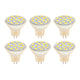 6Pcs GU4 LED Bulb 270LM 15LED Energy Saving Light Bulb MR11 Track Lamp Beads 12V 3W Warm Light 3000K
