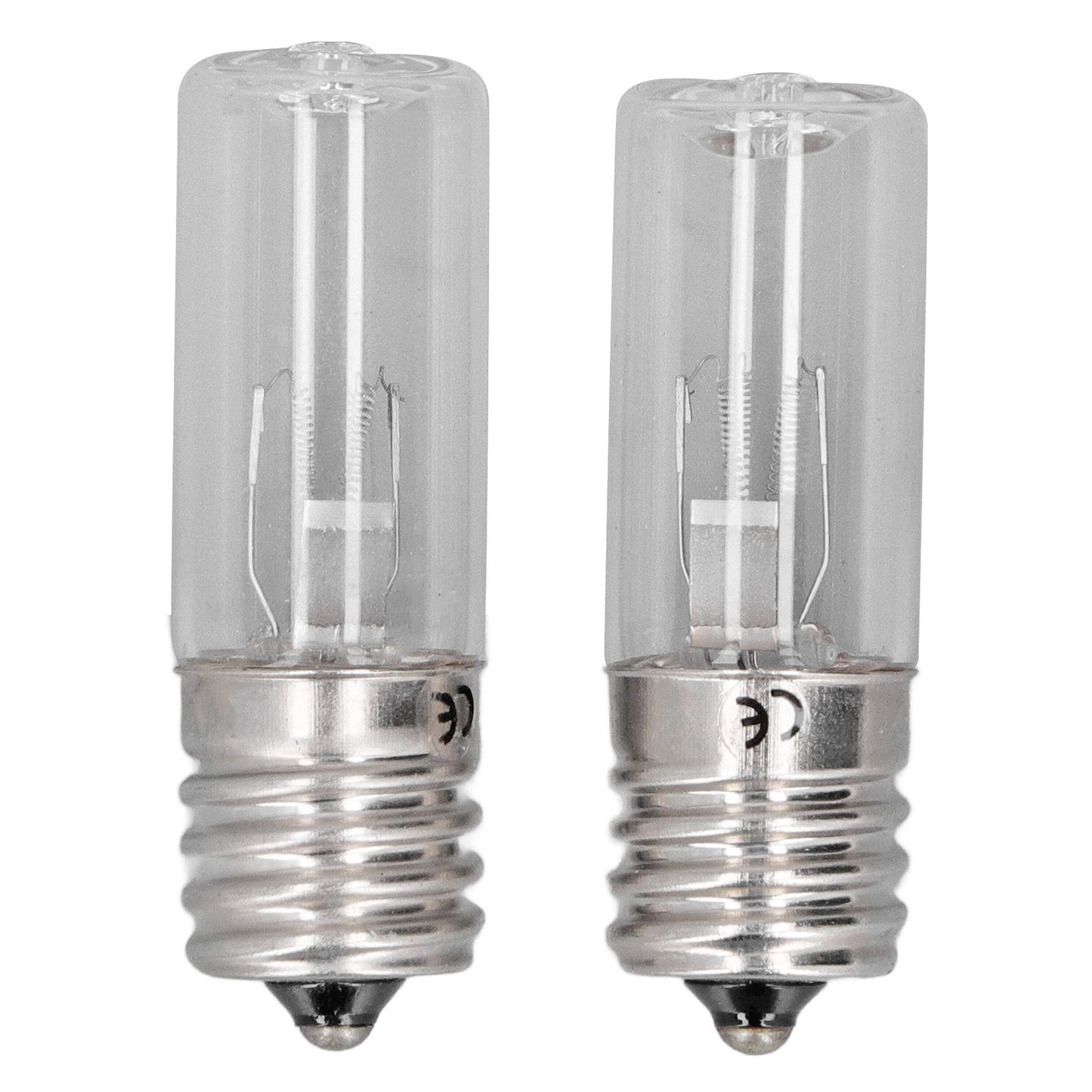 2Pcs Refrigerator Cabinet Light Deodorant Mite Removal E17 Lamp 10V 3W UVC Light Bulb