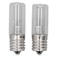2Pcs Refrigerator Cabinet Light Deodorant Mite Removal E17 Lamp 10V 3W UVC Light Bulb