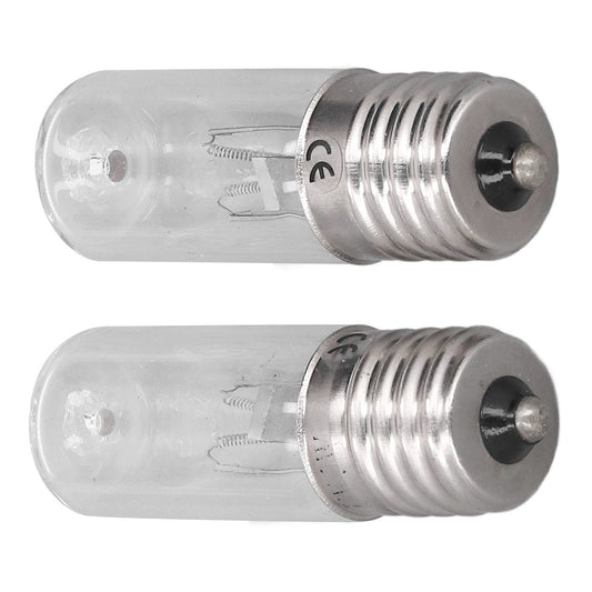 2Pcs Refrigerator Cabinet Light Deodorant Mite Removal E17 Lamp 10V 3W UVC Light Bulb