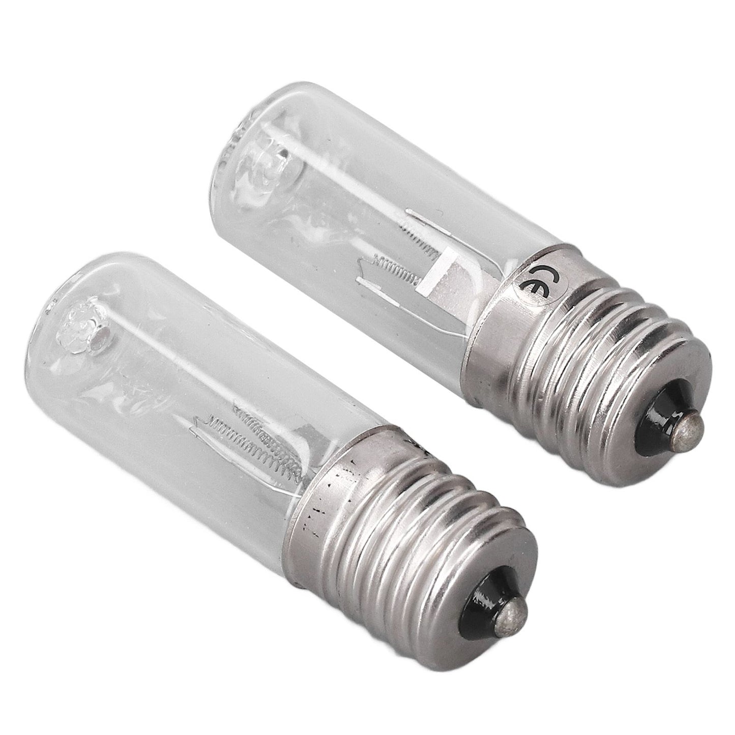 2Pcs Refrigerator Cabinet Light Deodorant Mite Removal E17 Lamp 10V 3W UVC Light Bulb