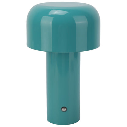 USB Mushroom Light Modern Simple Blue Mushroom USB Rechargeable Desk Lamp Small Night Light for Bar Restaurant Bedroom