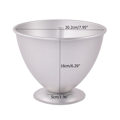 8 Inch Cake Mold Decorative Semicircle Princess Doll Dress Cake Pan Cake Baking Pan