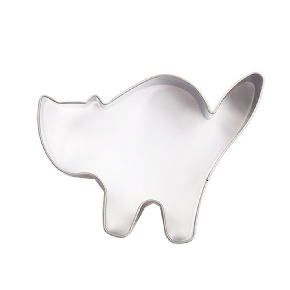 Halloween Cutter Molds Stainless Steel Cutters Cat Pumpkin Ghost Shaped Cutters Set