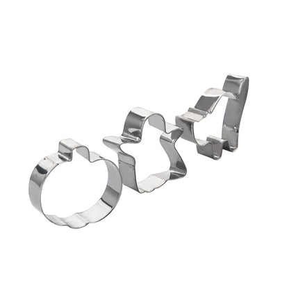 Halloween Cutter Molds Stainless Steel Cutters Cat Pumpkin Ghost Shaped Cutters Set