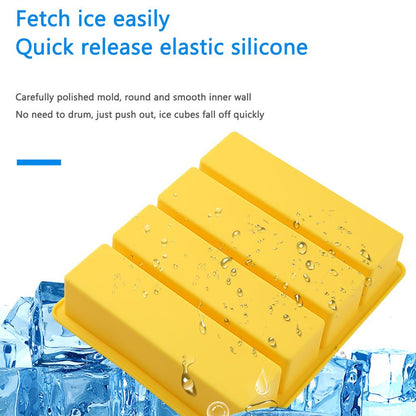 Rectangular Ice Mould Silicone Ice Cube Trays Kitchen Ice Cube Mold
