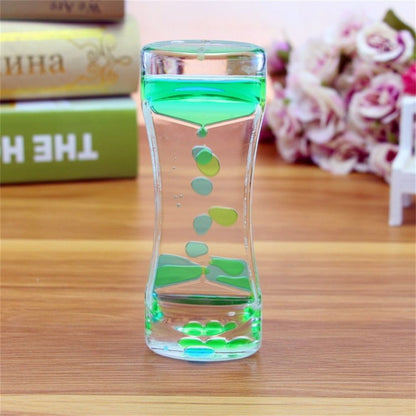 Colorful Liquid Timer Anxiety Relief Toys Liquid Motion Timer Bubble Timer Oil Hourglass Toys for Kids and Adults
