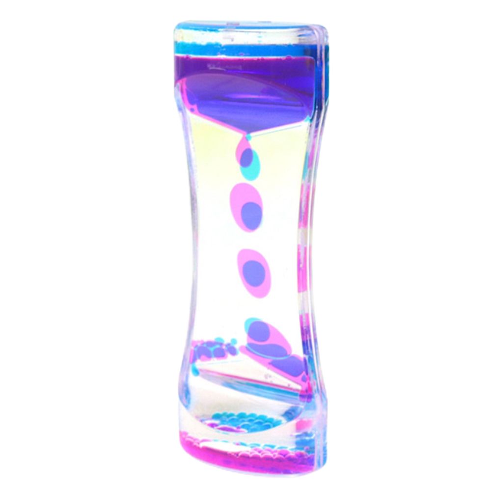 Colorful Liquid Timer Anxiety Relief Toys Liquid Motion Timer Bubble Timer Oil Hourglass Toys for Kids and Adults