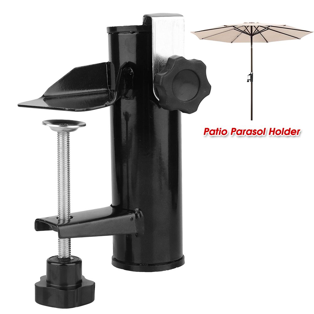 Steel Parasol Holder Balcony Umbrella Stand Umbrella Holder for Balcony Pole