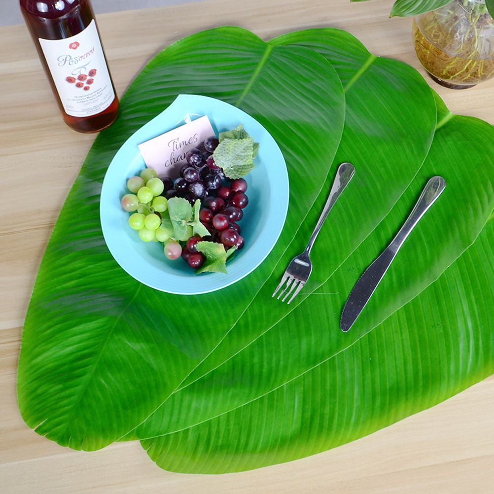 Artificial Banana Leaves Large Tropical Leaves Decorations Party Supplies