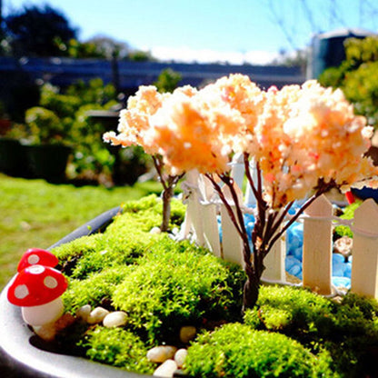 50PCS Mini Mushroom Decoration Miniature Garden Crafts Small Artificial Mushroom