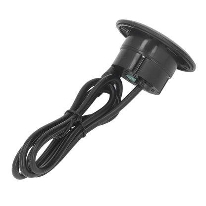 Embedded Charging Round Port QC3.0 Fast Charging Phone Desktop Charger Station for Home 12‑30V 30W Black