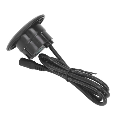 Embedded Charging Round Port QC3.0 Fast Charging Phone Desktop Charger Station for Home 12‑30V 30W Black