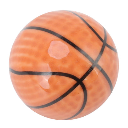 3 Set Basketball Cabinet Kitchen Home Knobs Ball Type Single Hole Drawer Ceramic Handle