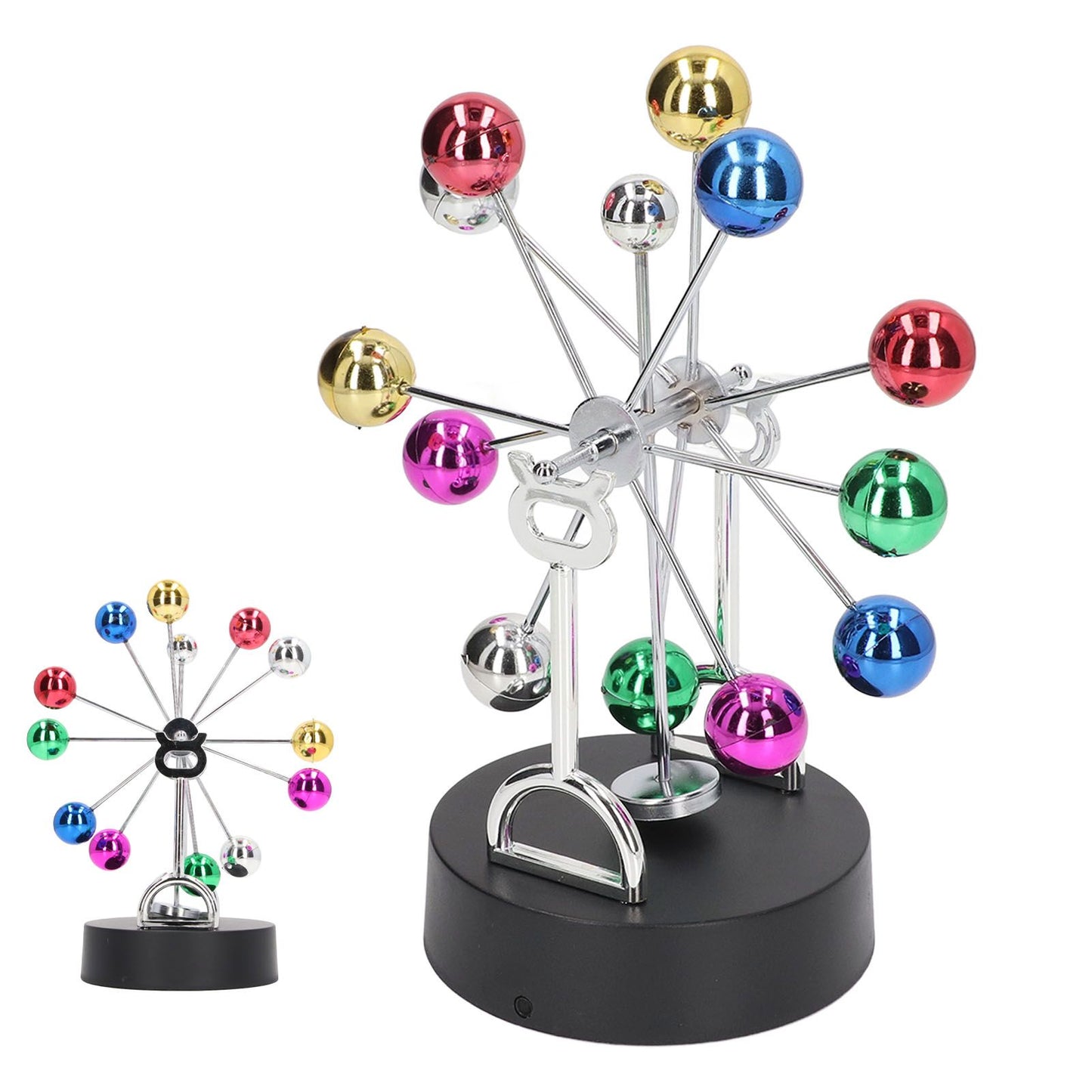 Perpetual Motion Machine USB Battery Dual Use Ferris Wheel Balance Toy Tabletop Decorative Ornaments