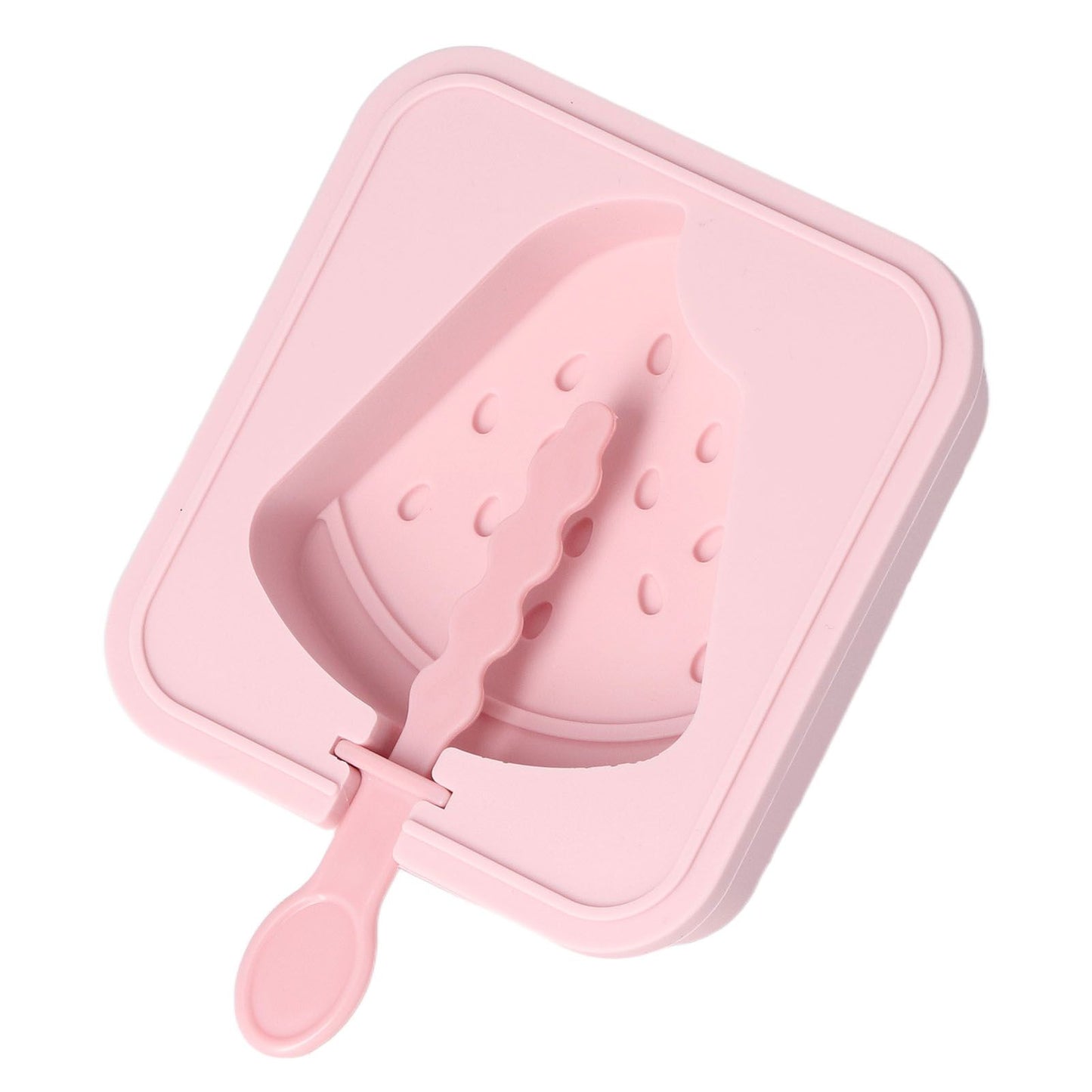 Popsicle Molds Reusable Stackable DIY Silicone Ice Cream Popsicle Cakesickle Molds Kitchen Tools with Lid Stick Watermelon