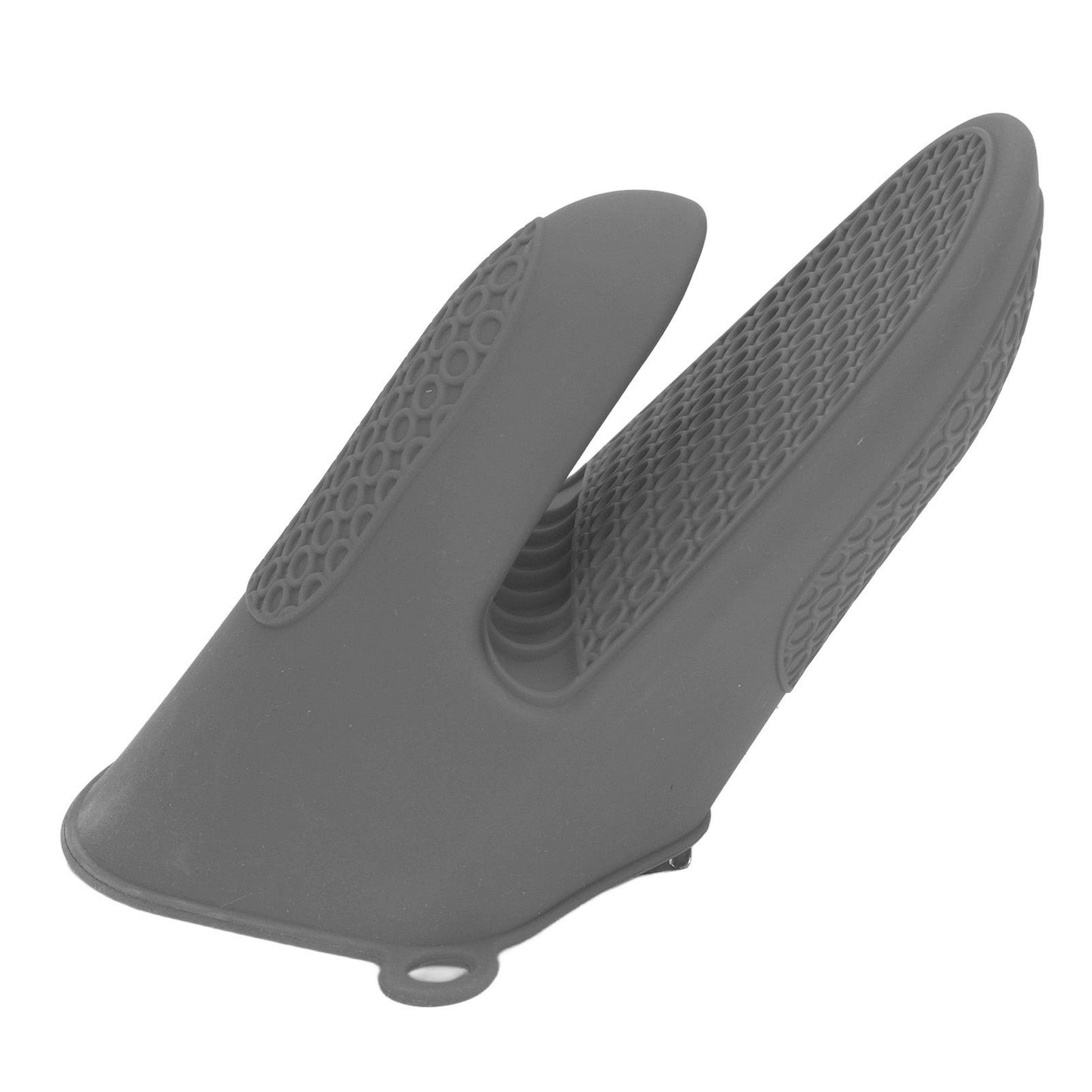 2pcs Oven Mitts Mini Silicone Thickened Anti Scalding Cooking Pinch Mitts for Kitchen Grey