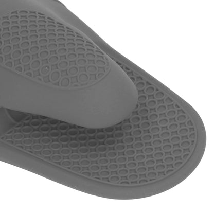 2pcs Oven Mitts Mini Silicone Thickened Anti Scalding Cooking Pinch Mitts for Kitchen Grey